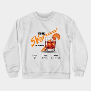 Negroni the classic cocktail Crewneck Sweatshirt